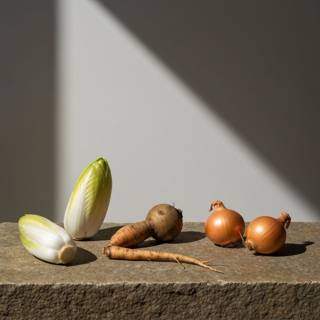 Chicorée und Topinambur Ballaststoffe